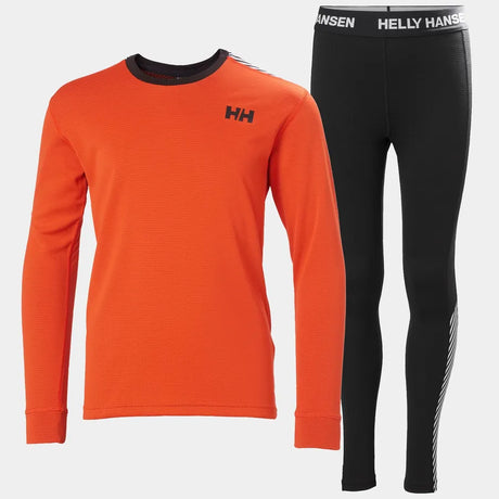 Helly Hansen Juniors' HH LIFA® ACTIVE Base Layer Set Skiundertøj Børn - Cherry Tomato