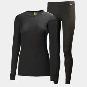 Helly Hansen Women's HH Comfort Light Set Skiundertøj Sæt Dame - Black - Black
