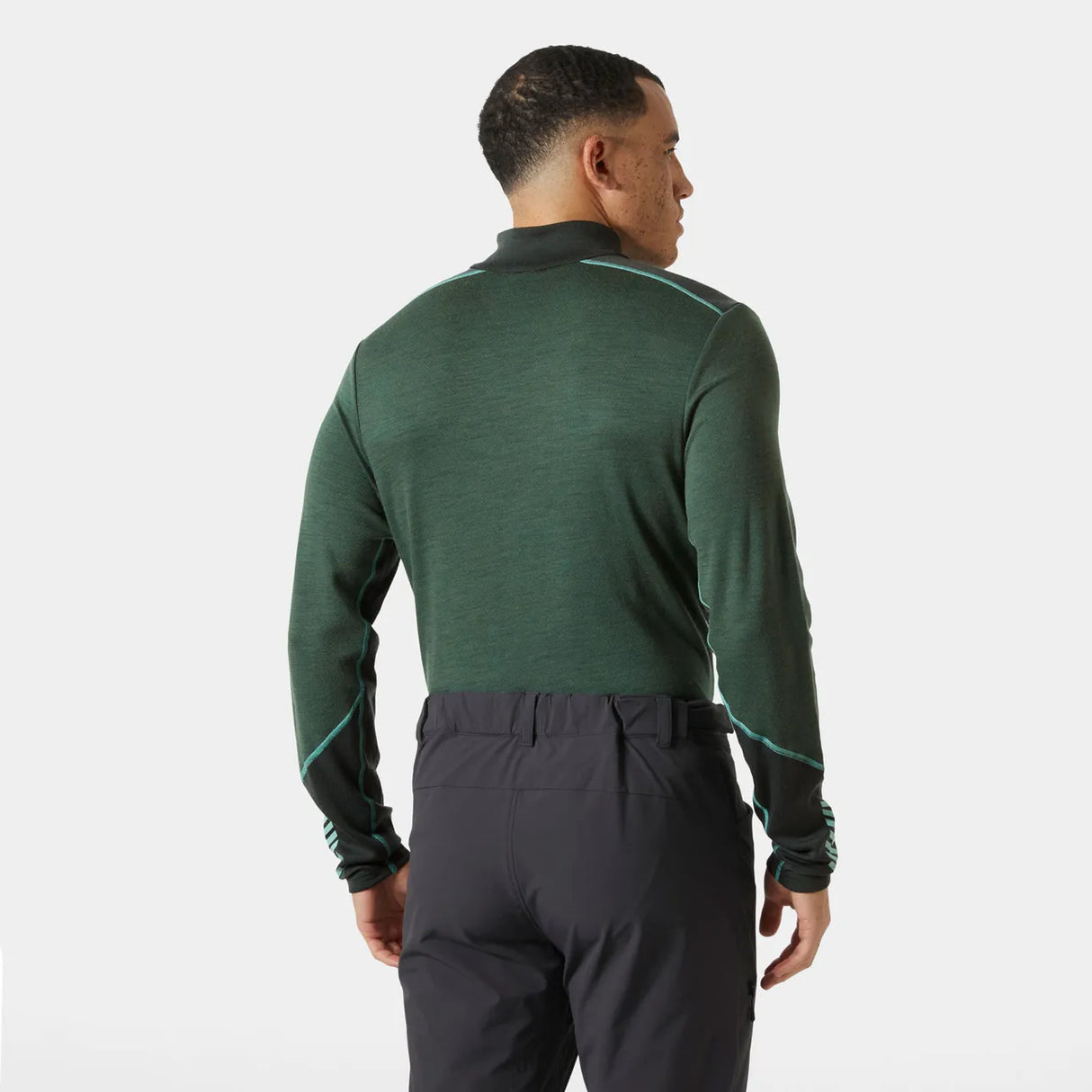 Helly Hansen Men's LIFA® Merino Midweight Half-zip Base Layer Ski Baselayer - Terrazzo