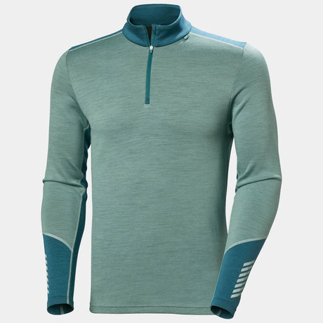 Helly Hansen Men's LIFA® Merino Midweight Half-zip Base Layer Skiundertrøje Herre - Cactus