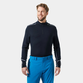 Helly Hansen Men's LIFA® Merino Midweight Half-zip Base Layer Skiundertrøje Herre - Navy - Navy