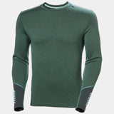 Helly Hansen Men's LIFA® Merino Midweight Crew Base Layer Ski Baselayer - Malachite