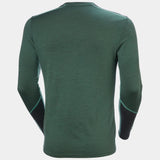 Helly Hansen Men's LIFA® Merino Midweight Crew Base Layer Ski Baselayer - Malachite