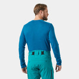 Helly Hansen Men's LIFA® Merino Midweight Crew Base Layer Skiundertrøje Herre - Neptun Blue -