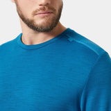 Helly Hansen Men's LIFA® Merino Midweight Crew Base Layer Skiundertrøje Herre - Neptun Blue -