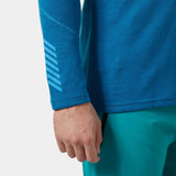 Helly Hansen Men's LIFA® Merino Midweight Crew Base Layer Skiundertrøje Herre - Neptun Blue -