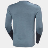 Helly Hansen Men's LIFA® Merino Midweight Crew Base Layer Skiundertrøje Herre - Washed Navy -