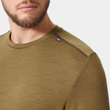 Helly Hansen Men's LIFA® Merino Midweight Crew Base Layer Ski Baselayer - Malachite