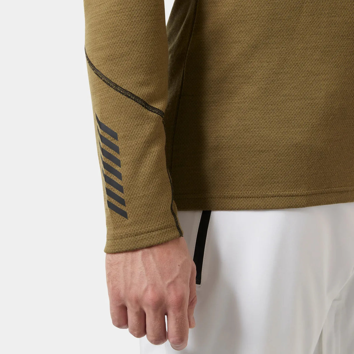 Helly Hansen Men's LIFA® Merino Midweight Crew Base Layer Ski Baselayer - Malachite