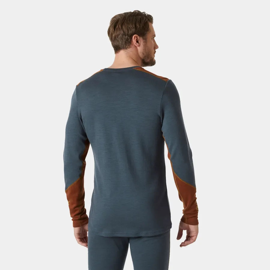 Helly Hansen Men's LIFA® Merino Midweight Crew Base Layer Skiundertrøje Herre