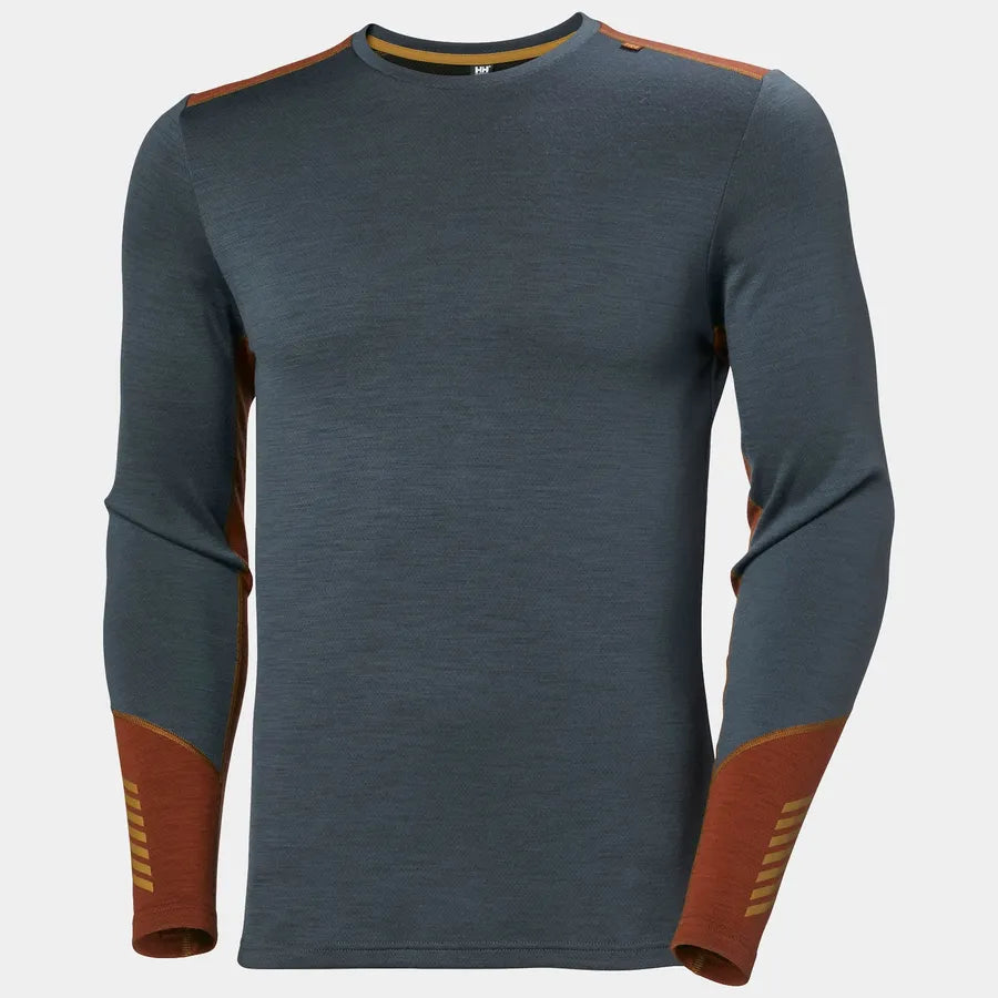 Helly Hansen Men's LIFA® Merino Midweight Crew Base Layer Skiundertrøje Herre