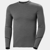 Helly Hansen Men's LIFA® Merino Midweight Crew Base Layer Skiundertrøje Herre - Concrete