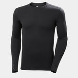 Helly Hansen Men's LIFA® Merino Midweight Crew Base Layer Skiundertrøje Herre - Black