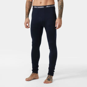 Helly Hansen Men's LIFA® Merino Midweight Half-Zip & Pants Skiundertøj Sæt Herre - Washed Navy / Navy -