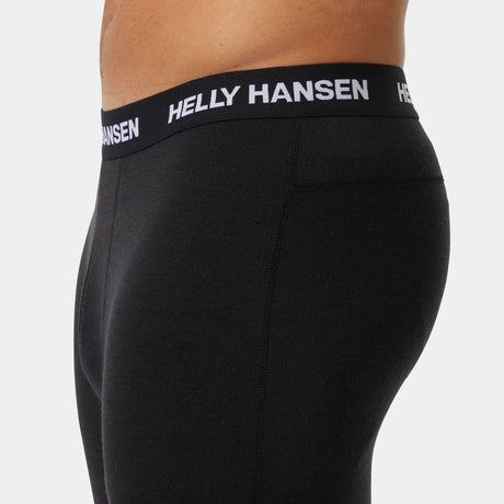 Helly Hansen Men's LIFA® Merino Midweight 3/4 Base Layer Pants Skiunderbukser Herre - Black -