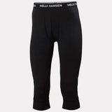 Helly Hansen Men's LIFA® Merino Midweight 3/4 Base Layer Pants Skiunderbukser Herre - Black -
