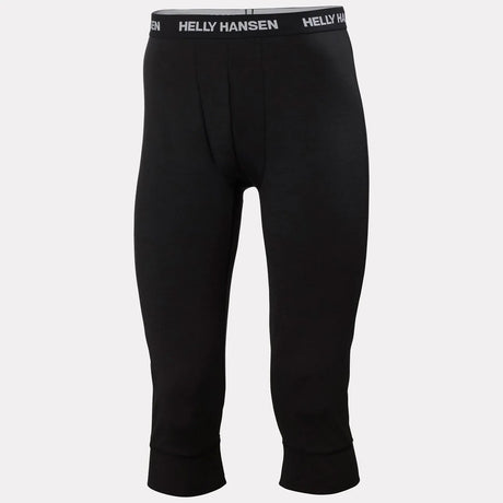 Helly Hansen Men's LIFA® Merino Midweight 3/4 Base Layer Pants Skiunderbukser Herre - Black -