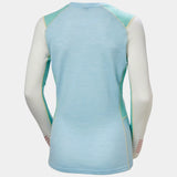 Helly Hansen Women's LIFA® Merino Midweight Skiundertøj Sæt Dame - Light Cyan -
