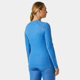 Helly Hansen Women's LIFA® Merino Midweight 2-In-1 Graphic Long-Sleeve Crew Base Layer Skiundertøj Dame