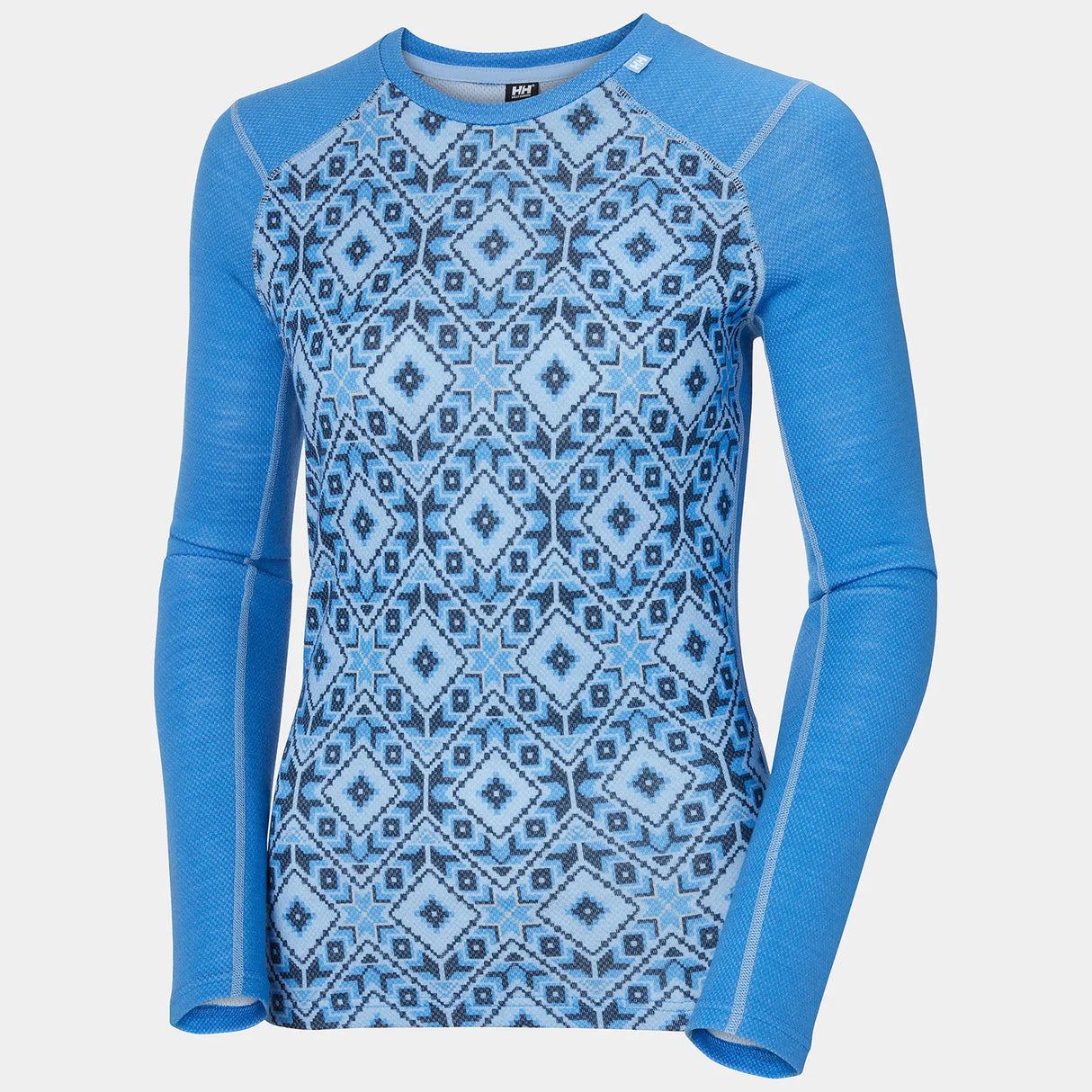 Helly Hansen Women's LIFA® Merino Midweight 2-In-1 Graphic Long-Sleeve Crew Base Layer Skiundertøj Dame