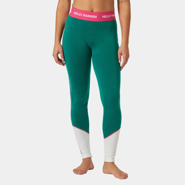 Helly Hansen Women's LIFA® Merino Midweight Skiundertøj Sæt Dame - Emerald -