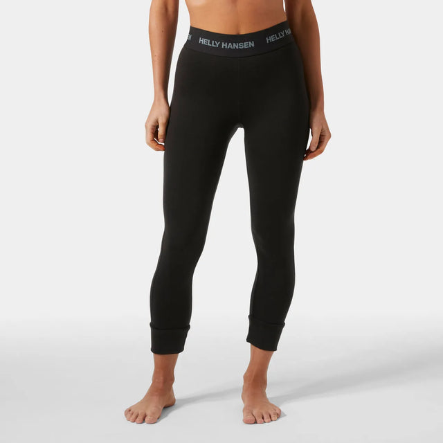 Helly Hansen Women's LIFA® Merino Midweight Base Layer 3/4 Pants Skiunderbukser Dame - Black - Black