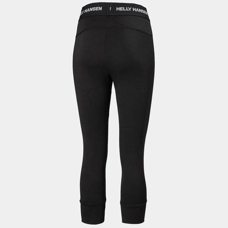 Helly Hansen Women's LIFA® Merino Midweight Base Layer 3/4 Pants Skiunderbukser Dame - Black -