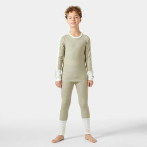 Helly Hansen Juniors' LIFA® Merino Midweight Base Layer Set Skiundertøj Børn - Light Lav - Light Lav