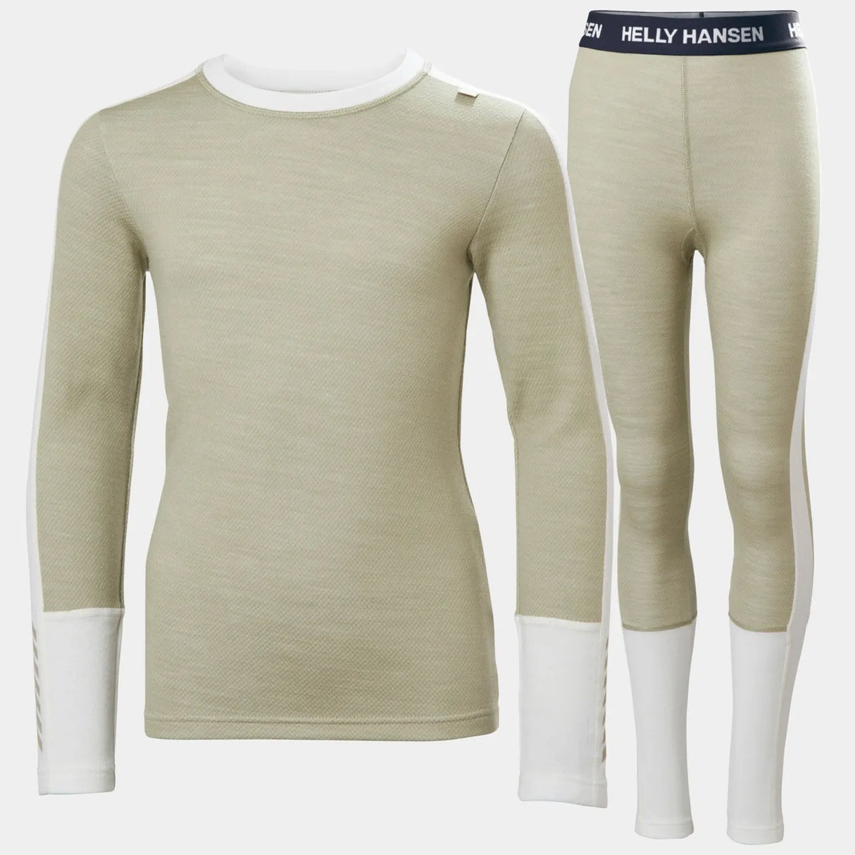 Helly Hansen Juniors' LIFA® Merino Midweight Base Layer Set Skiundertøj Børn - Light Lav -
