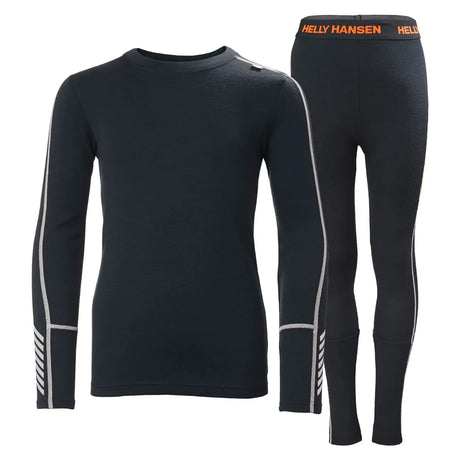 Helly Hansen Juniors' LIFA® Merino Midweight Base Layer Set Skiundertøj Børn - Navy - Navy