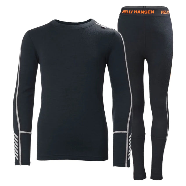 Helly Hansen Juniors' LIFA® Merino Midweight Base Layer Set Skiundertøj Børn - Navy - Navy