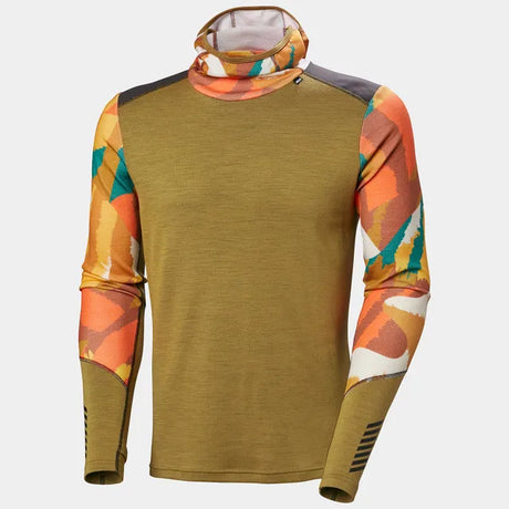 Helly Hansen Men's LIFA® Merino Midweight Balaclava Hoodie Skiundertrøje Herre - Lynx