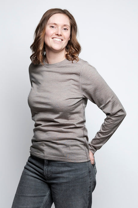 Woolwear Langærmet Skiundertrøje Dame - Antilope - Antilope