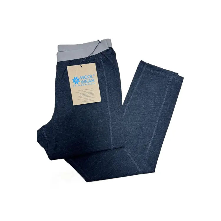 Woolwear Unisex Skiundertøj Sæt i 100% Merinould Dame/Herre - Antilope/Koksgrå Melange -