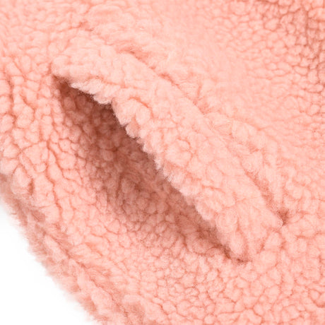 Viking Play Reversible Pile Jacket Vendbar Børnejakke - Pink/Cement -