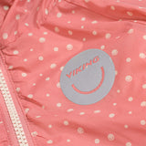 Viking Play Reversible Pile Jacket Vendbar Børnejakke - Pink/Cement -
