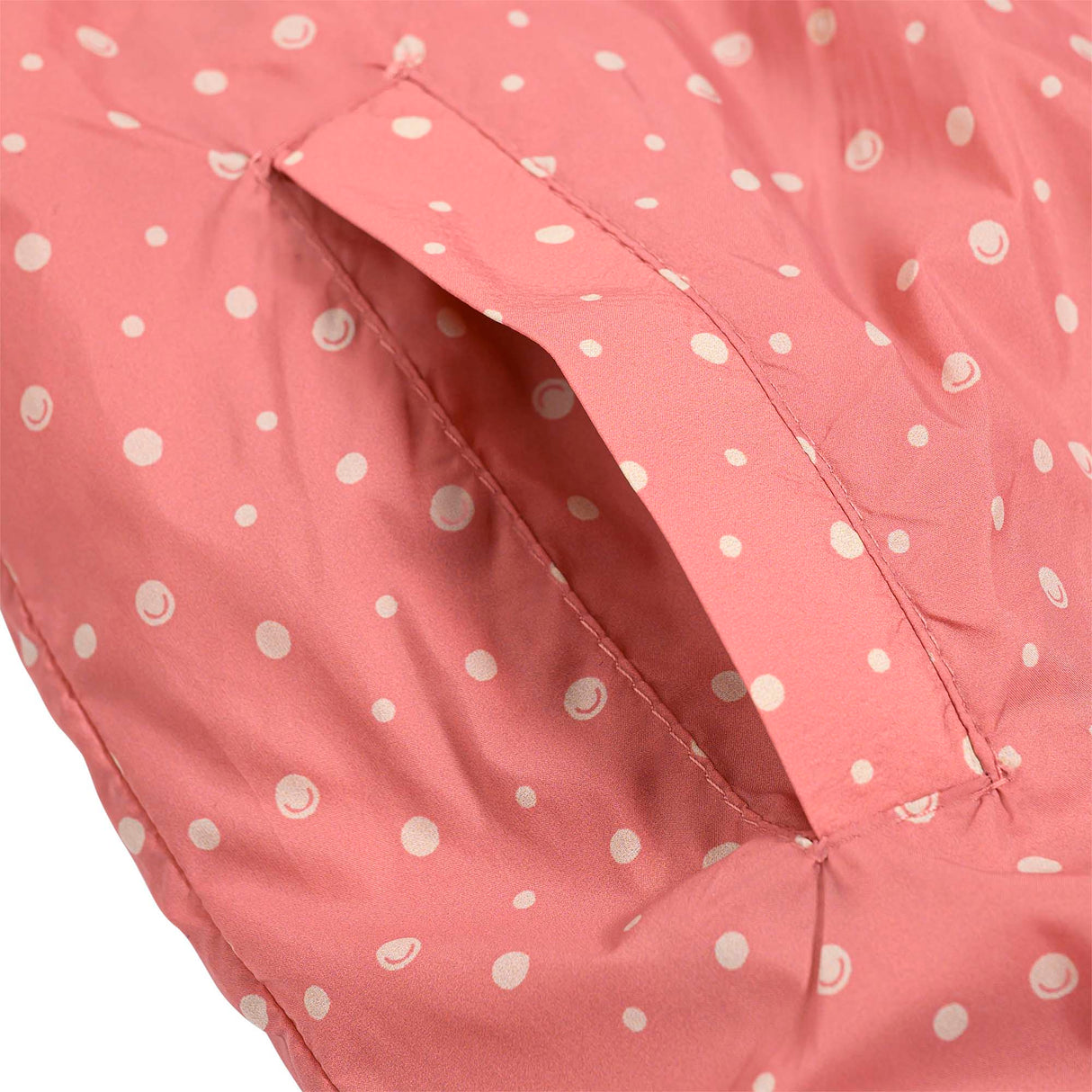 Viking Play Reversible Pile Jacket Vendbar Børnejakke - Pink/Cement -