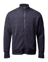 Clipper Saltum Windbreaker Cardigan High Neck Full Zip - Sømandstrøje - Captain Navy