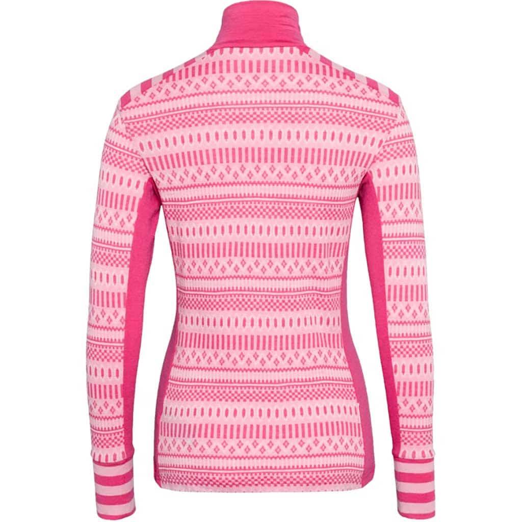 Kari Traa Åkle Half Zip Skiundertrøje Dame - Berry Pink -
