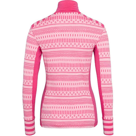 Kari Traa Åkle Half Zip Skiundertrøje Dame - Berry Pink -