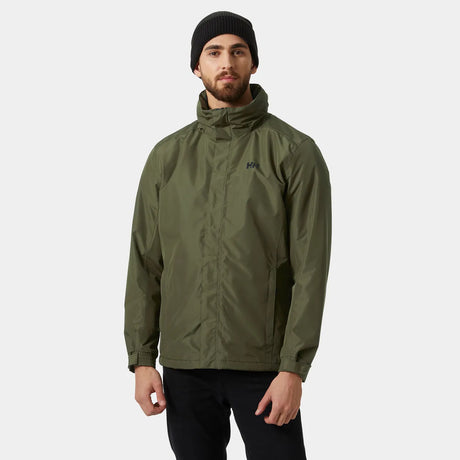 Helly Hansen Men's Dubliner Waterproof Jacket Regnjakke Herre - Utility Green - Utility Green