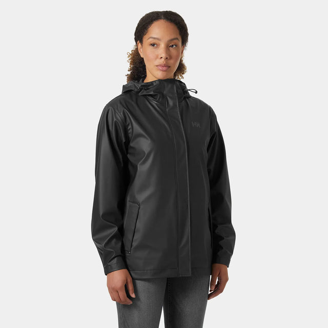 Helly Hansen Women's Moss Rain Jacket Regnjakke Dame - Black -
