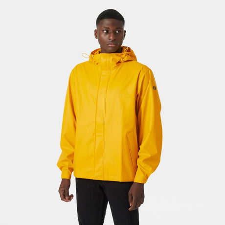 Helly Hansen Men's Moss Rain Jacket Regnjakke Herre - Essential Yellow - Essential Yellow