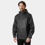 Helly Hansen Men's Moss Rain Jacket Regnjakke Herre - Black - Black