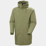 Helly Hansen Men's Munich Insulated Raincoat Regnfrakke Herre - Lav Green