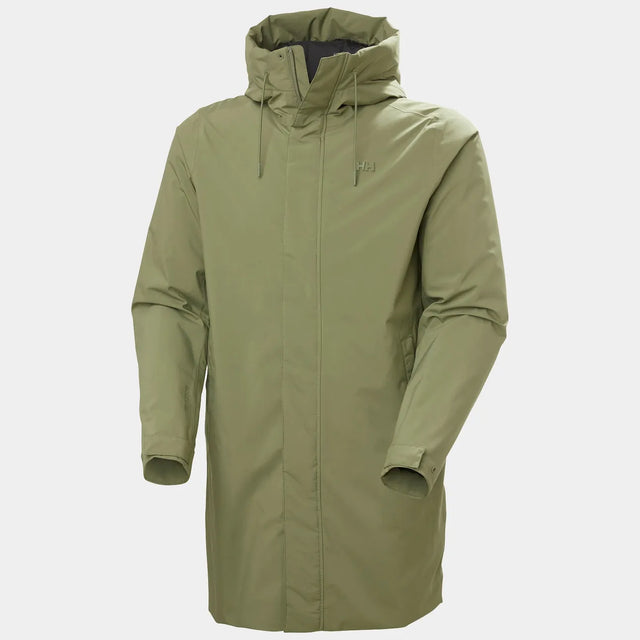 Helly Hansen Men's Munich Insulated Raincoat Regnfrakke Herre - Lav Green