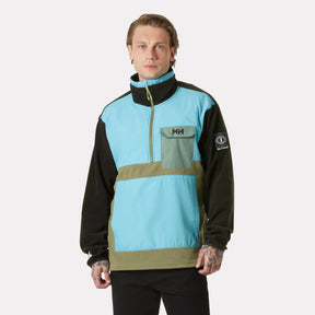 Helly Hansen Unisex Play Half-Zip Fleece Anorak Fleecejakke Dame / Herre - Aqua - Sample - Aqua L