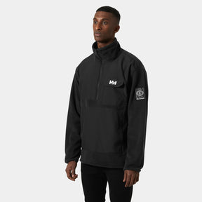 Helly Hansen Unisex Play Half-Zip Fleece Anorak Fleecejakke Dame / Herre - Black - Black
