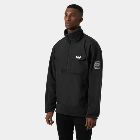 Helly Hansen Unisex Play Half-Zip Fleece Anorak Fleecejakke Dame / Herre - Black