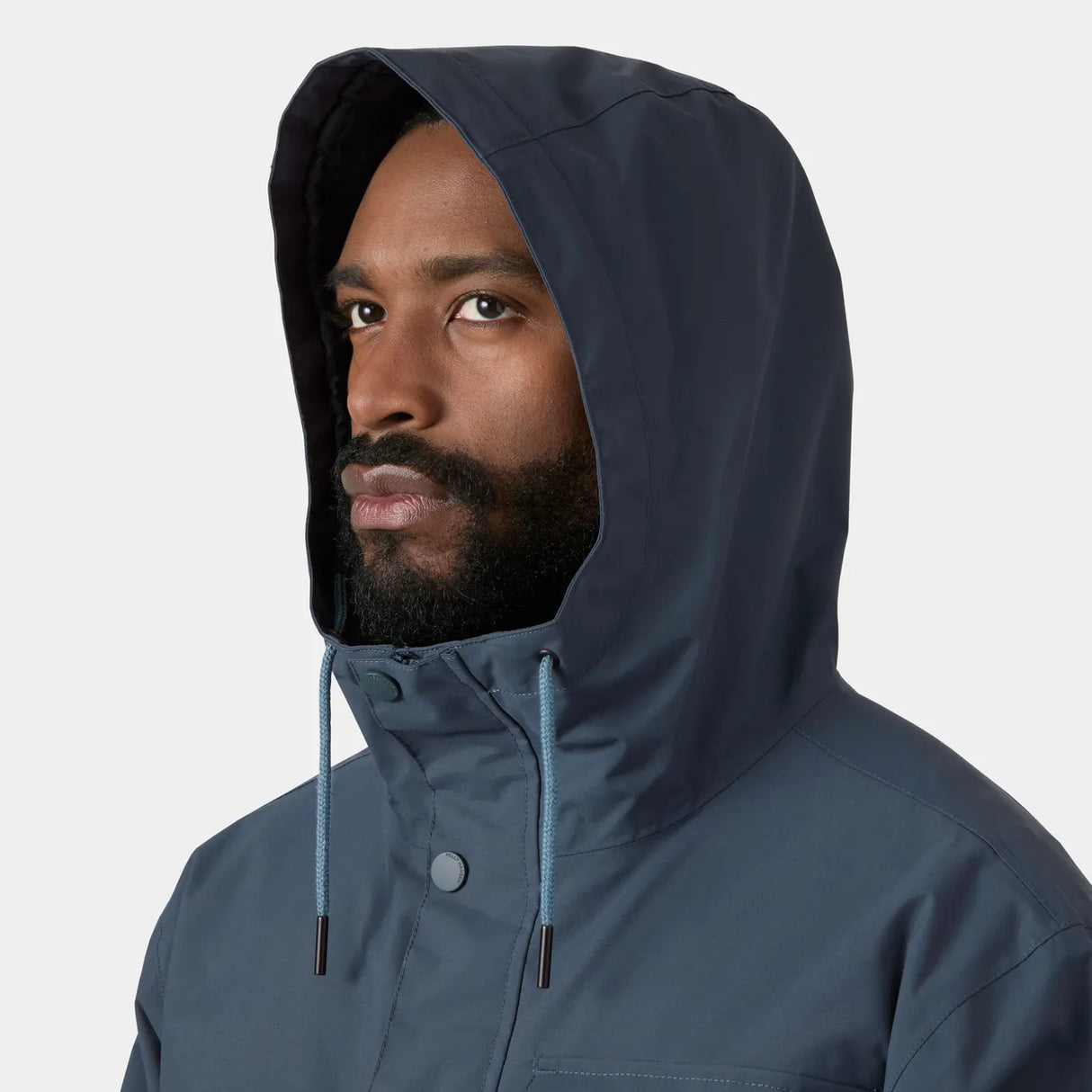 Helly Hansen Men's Escape Utility Rain Jacket Regnjakke Herre - Washed Navy -